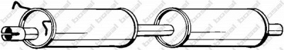 BOSAL 154461 - Средний глушитель выхлопных газов