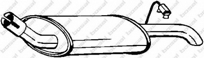 BOSAL 154799 - Глушитель выхлопных газов конечный