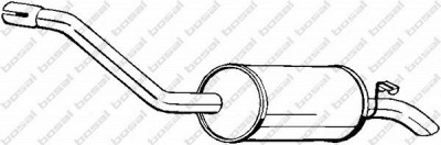BOSAL 154891 - Глушитель выхлопных газов конечный