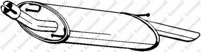 BOSAL 154955 -  Глушитель выхлопных газов конечный