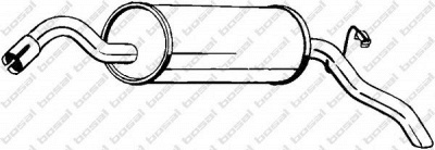 BOSAL 154983 - Глушитель выхлопных газов конечный