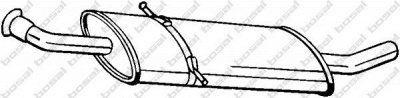 BOSAL 175017 -  Средний глушитель выхлопных газов