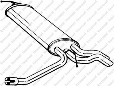 BOSAL 175087 -  Глушитель выхлопных газов конечный