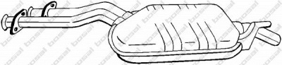 BOSAL 175191 -  Средний глушитель выхлопных газов