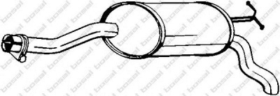BOSAL 175299 -  Средний глушитель выхлопных газов