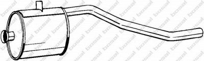 BOSAL 176479 -  Предглушитель выхлопных газов