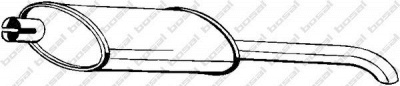BOSAL 185021 -  Глушитель выхлопных газов конечный