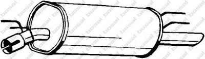 BOSAL 185097 -  Глушитель выхлопных газов конечный
