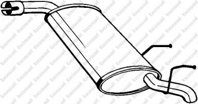 BOSAL 185665 -  Глушитель выхлопных газов конечный
