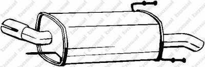 BOSAL 185701 -  Глушитель выхлопных газов конечный