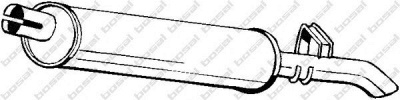 BOSAL 185939 - Глушитель выхлопных газов конечный