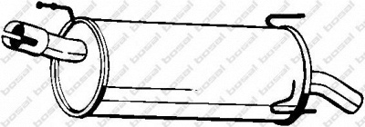 BOSAL 185969 -  Глушитель выхлопных газов конечный