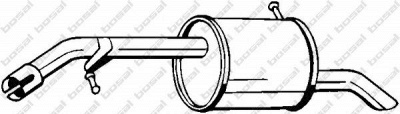 BOSAL 190039 -  Глушитель выхлопных газов конечный