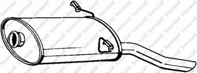BOSAL 190041 -  Глушитель выхлопных газов конечный