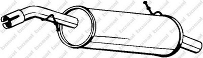 BOSAL 190183 -  Глушитель выхлопных газов конечный