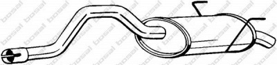 BOSAL 200157 -  Глушитель выхлопных газов конечный