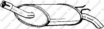 BOSAL 200785 -  Глушитель выхлопных газов конечный