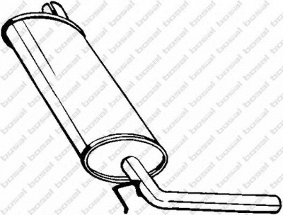 BOSAL 200965 -  Глушитель выхлопных газов конечный