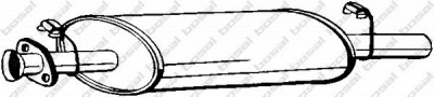 BOSAL 211063 -  Средний глушитель выхлопных газов