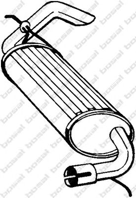 BOSAL 211403 -  Глушитель выхлопных газов конечный