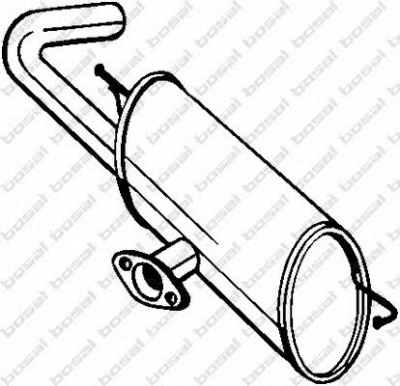 BOSAL 219013 -  Глушитель выхлопных газов конечный