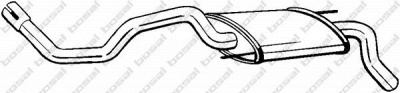 BOSAL 233325 - Глушитель выхлопных газов конечный