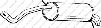 BOSAL 233333 -  Глушитель выхлопных газов конечный