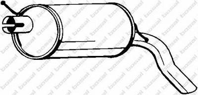 BOSAL 233387 -  Глушитель выхлопных газов конечный