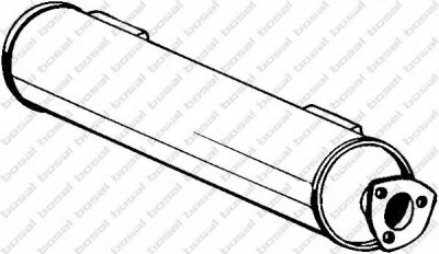 BOSAL 233525 - Глушитель выхлопных газов конечный