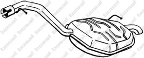 BOSAL 235187 -  Глушитель выхлопных газов конечный