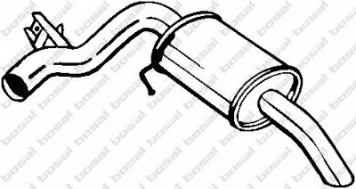 BOSAL 247013 - Глушитель выхлопных газов конечный