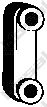 BOSAL 255360 -  Резиновые полоски, система выпуска