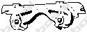 BOSAL 255417 - Резиновые полоски, система выпуска