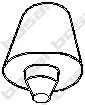 BOSAL 255808 -  Резиновые полоски, система выпуска