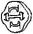 BOSAL 255853 -  Резиновые полоски, система выпуска