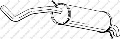 BOSAL 278039 -  Глушитель выхлопных газов конечный