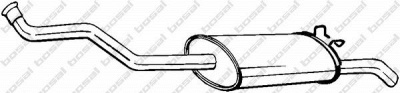 BOSAL 278221 -  Глушитель выхлопных газов конечный