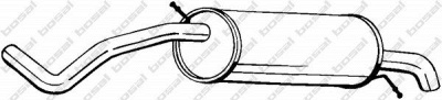 BOSAL 278231 -  Глушитель выхлопных газов конечный