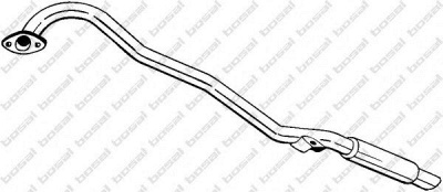 BOSAL 278551 -  Глушитель выхлопных газов конечный