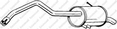 BOSAL 278707 -  Глушитель выхлопных газов конечный