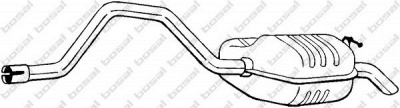BOSAL 278857 - Глушитель выхлопных газов конечный