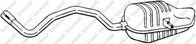 BOSAL 279431 -  Глушитель выхлопных газов конечный