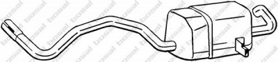 BOSAL 279573 -  Глушитель выхлопных газов конечный
