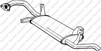 BOSAL 279739 -  Глушитель выхлопных газов конечный