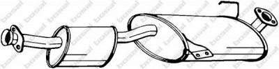 BOSAL 280233 -  Средний глушитель выхлопных газов