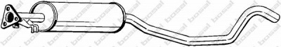 BOSAL 281159 -  Средний глушитель выхлопных газов