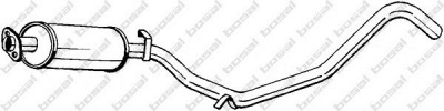 BOSAL 281201 -  Средний глушитель выхлопных газов
