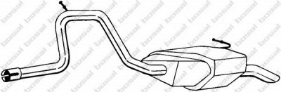 BOSAL 281731 - Глушитель выхлопных газов конечный