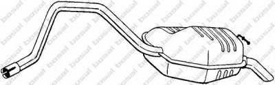 BOSAL 281821 - Глушитель выхлопных газов конечный