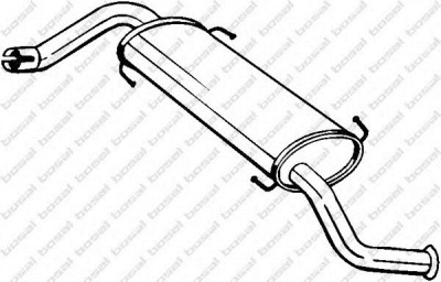 BOSAL 281859 -  Глушитель выхлопных газов конечный